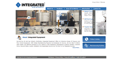 Desktop Screenshot of integratedequipment.com